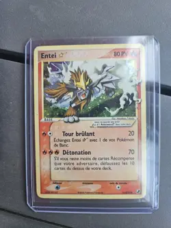 Carte Pokemon Entei Gold Star 113/115 - Ex Forces cachees - Ultra Rare - FR - Image 1