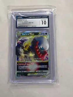 Pokemon Graded 10 Darkrai VSTAR Astral Radiance 099/189 - Image 1