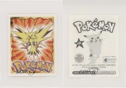 Zapdos Merlin Pokemon Album Stickers #145 1999 4k2 - Image 3