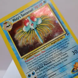 Pokemon TCG - Misty's Tentacruel 10/132 Gym Heroes Holo Rare WOTC 1999 - Image 1
