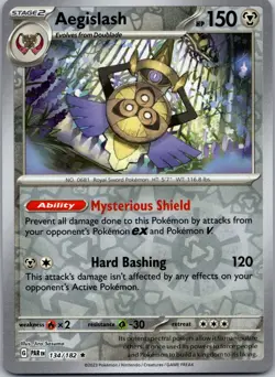 Aegislash 134/182 Reverse Holo Paradox Rift PAR NM Pokemon TCG Card - Image 1