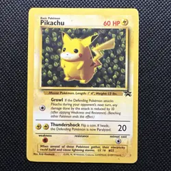 1999 Pokemon TCG Pikachu Card Ivy, Black Star Promo, #1 - Image 1