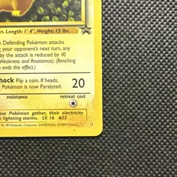 1999 Pokemon TCG Pikachu Card Ivy, Black Star Promo, #1 - Image 4
