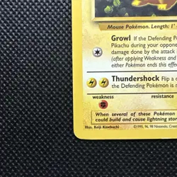 1999 Pokemon TCG Pikachu Card Ivy, Black Star Promo, #1 - Image 5