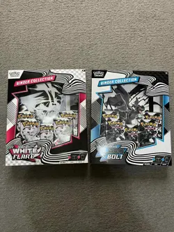 Pokemon TCG - Black Bolt & White Flare Binder Collection set - NEW SEALED - Image 1