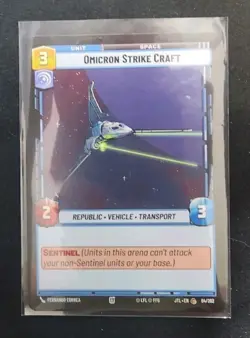 Omicron Strike Craft 064/262 Star Wars Unlimited TCG Card JTL Near Mint NM - Image 1