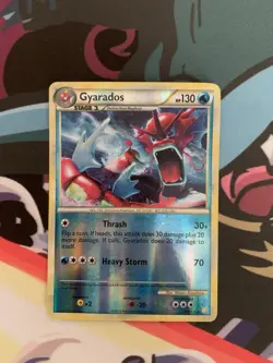 Pokemon Card Red Gyarados 123/123 HeartGold SoulSilver HGSS Reverse Rare Holo - Image 3