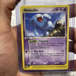 Wobbuffet - 26/100 - Rare EX Sandstorm Pokemon TCG - LP/NM Vintage Nintendo Card - Image 1