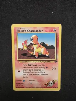BLAINE'S CHARMANDER - 60/132 - GYM CHALLENGE - UNLIMITED - POKEMON CARD - Image 1
