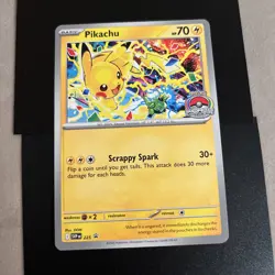 Pikachu WORLD CHAMPIONSHIP 2025 Promo Pokemon Card SVP 225 - Image 1