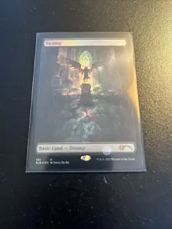 MTG Swamp Secret Lair Drop Foil the Dracula Lands NM Condition - Image 1
