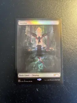 MTG Swamp Secret Lair Drop Foil the Dracula Lands NM Condition - Image 2