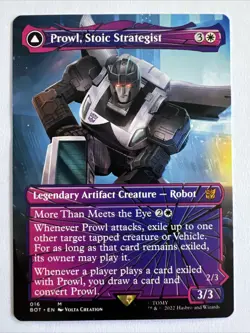 Prowl, Stoic Strategist/Pursuit Vehicle Mtg Single, The Brothers War Mythic 016 - Image 1