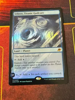 Uthros, Titanic Godcore FOIL Edge of Eternities MTG LP - Image 1