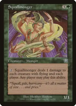 MTG - Squallmonger - Mercadian Masques - X1 - (LP) - - Image 1
