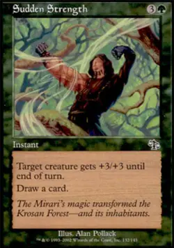 Sudden Strength -Foil Medium Play MTG Judgment - Image 1