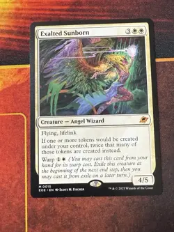 Exalted Sunborn Extended Art - EOE 0318 - NM - MTG Magic - Image 1