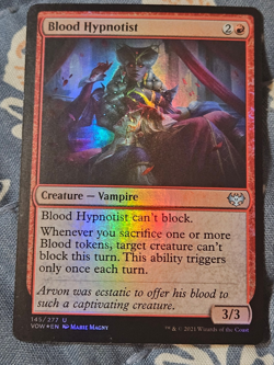 Blood Hypnotist FOIL Innistrad: Crimson Vow VOW MTG Magic - Image 1