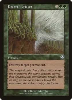 MTG - Desert Twister - Mercadian Masques - X1 - (NM) - - Image 1
