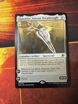 Dawnsire, Sunstar Dreadnought (Extended Art) Edge of Eternities MTG NM - Image 1