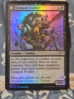 Catapult Fodder / Catapult Captain FOIL Innistrad Crimson Vow MTG Magic - Image 1