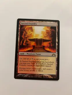1x Sacred Foundry - Gatecrash - Regular - Moderately Played - MTG - Rare - Image 1