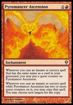 Pyromancer Ascension - Light Play MTG Zendikar - Image 1