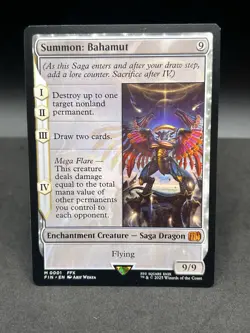 Summon: Bahamut - Final Fantasy - MTG M 0001 - PACK FRESH MINT - Image 1