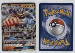 Machamp GX Pokemon Sun & Moon Burning Shadows #64 0d7t - Image 3