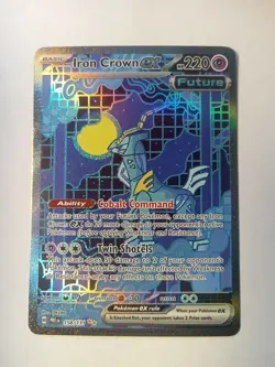 Iron Crown ex 158/131 Sv: Prismatic Evolutions Holo Pokemon Free Shipping!! - Image 1