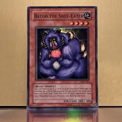 YuGiOh • Bazoo the Soul-Eater • LON-064 • Unlimited Holo Super Rare • LP - Image 1