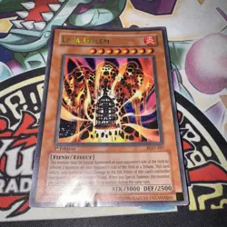 Lava Golem - Secret Rare 1st Edition PGD-107 - dmg - YuGiOh - Image 1