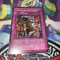 Trap of Board Eraser - PGD-099 - Super Rare - 1st Edition - YuGiOh LP - Image 1