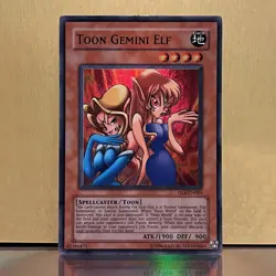 YuGiOh • Toon Gemini Elf Dualist League • DL6-EN001 • Holo Super Rare • NM - Image 1