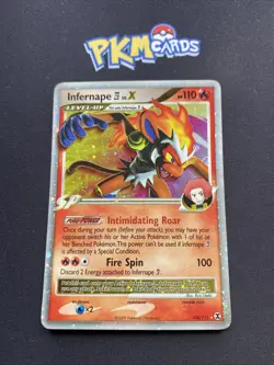 Pokemon TCG Infernape Lv.X Rising Rivals 108/111 Ultra Rare MP. - Image 1