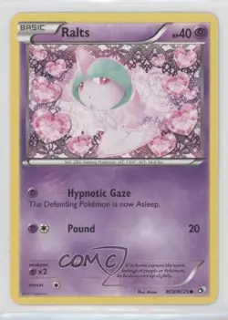 Ralts Pokemon Black & White Legendary Treasures Radiant Collection #RC8 12kb - Image 1