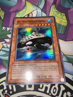 ORCA MEGA-FORTRESS OF DARKNESS IOC-084 SUPER RARE UNL YuGiOh #3 - Image 1