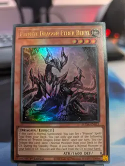 YuGiOh! Primite Dragon Ether Beryl SUDA-EN015 Ultra Rare 1st Ed - Image 1