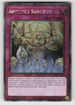 Artifact Sanctum Yugioh RA04-EN217 Platinum Secret Rare PSR NM - Image 1