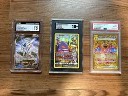 ARCEUS V Pokemon #166/172 CGC 10 GEM MINT, Gengar TG 06 SGC 10 +PSA 8 Charizard. - Image 1