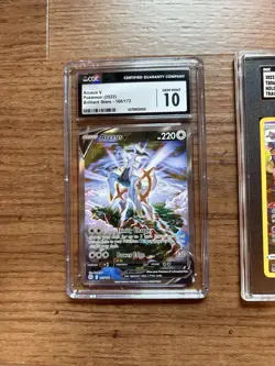 ARCEUS V Pokemon #166/172 CGC 10 GEM MINT, Gengar TG 06 SGC 10 +PSA 8 Charizard. - Image 2