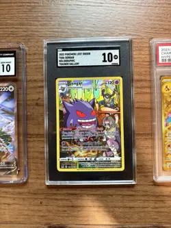 ARCEUS V Pokemon #166/172 CGC 10 GEM MINT, Gengar TG 06 SGC 10 +PSA 8 Charizard. - Image 3