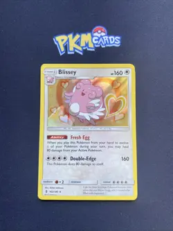Pokemon TCG Blissey Guardians Rising 102/145 Holo Rare LP. - Image 1