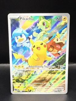 Pokemon Pikachu 027 Sv: Scarlet & Violet Promo Cards Holo B - Image 2
