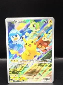 Pokemon Pikachu 027 Sv: Scarlet & Violet Promo Cards Holo B - Image 3