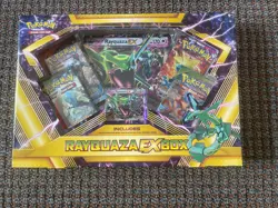 Sealed Pokemon XY Rayquza EX Box [4 Booster Packs, Promo Card & Oversize Card] - Image 1