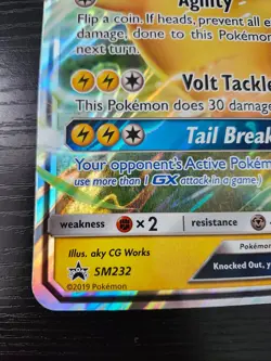 Pokemon TCG JUMBO Promo Pikachu GX SM 232-Great card-NM/M - Image 5