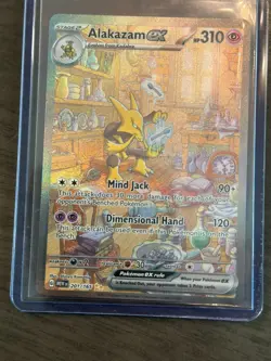 Alakazam 151 - Alakazam EX 201 S&V 151 Pokemon Card - FRESH OUT OF PACK MINT - Image 3