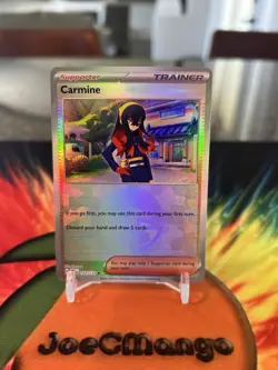 Pokemon TCG Carmine Prismatic Evolutions Poke Ball Reverse Holo Card 103/131 - Image 1