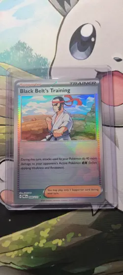 Pokemon TCG SV-Prismatic Evolutions Black Belt's Training #99/131 Poke Ball - Image 1